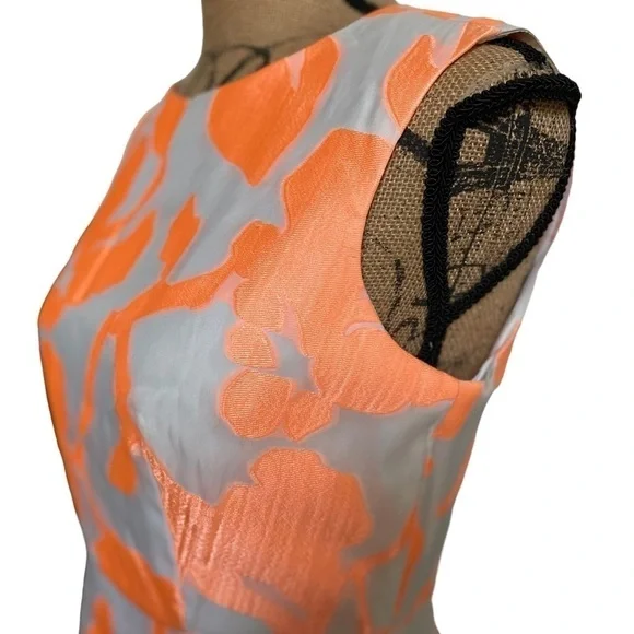 DVF Diane Von Furstenberg Women’s Size 4 Carpreena Rose Jacquard Mini Dress - Picture 8 of 15